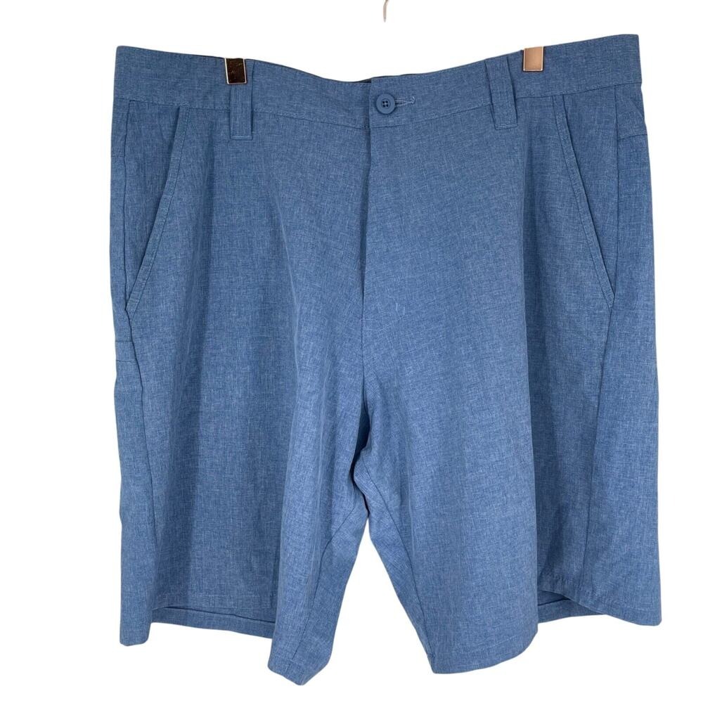Reel Legends Mens Blue‎ Performance Fishing Shorts Size 36 XN9821-BS Stretch